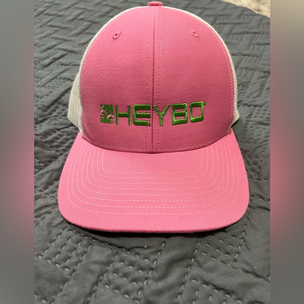 Hey Bo pink Richardson hat